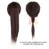 26" Synthetic Fiber Mannequin Head Hairdresser Training Head Cosmetology Doll