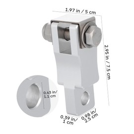 BESPORTBLE Aluminum Alloy Clutch Pedal Extender for Peterbilt Trucks Enhanced Stability Comfort Improved Clutch Control Durable Car Accessories Silver