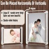 EKINIYAR 5x7 Acrylic Picture Frames, 20% Thicker Block, Clear Picture