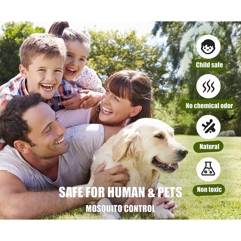 Mosquito Repellent, Made of Citronella Essential Oil, 16 Coils &