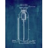 Portable Fire-extinguisher Patent Print Midnight Blue (5" x 7") M10200