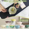 Variegata Matcha Whisk Set 7-Piece Ceramic Matcha Bowl & Bamboo