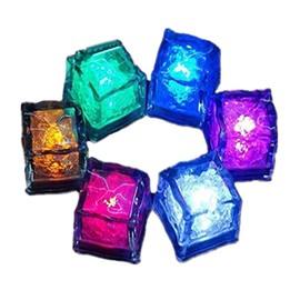 ZuoMei 12pcs Ice Light Cube Ice Cube Light Glow Ice LED Sensor Light