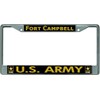 U.S. Army Fort Campbell Chrome License Plate Frame