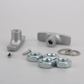 SAQXK 2 Pack RV Sewer Valve Handles Replacement Kit for RV Water Tank Valve Waste Valve Extension Rod Handle, RV Grey and Black Tank Sewer Valve Parts