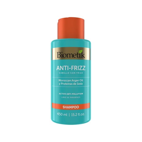 Biometik Shampoo Anti Frizz Moroccan Argan Oil Y Proteínas