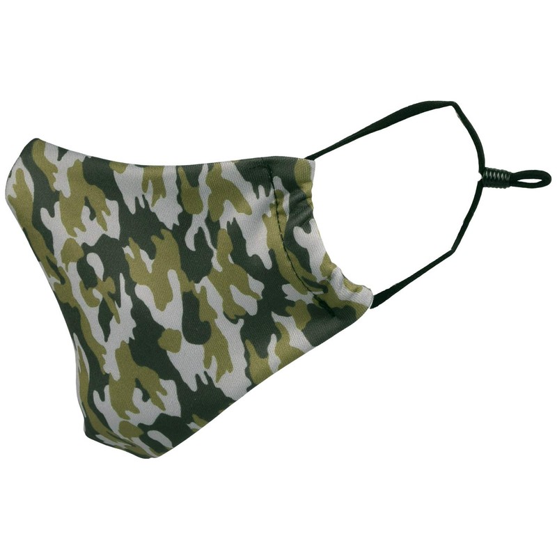 styleBREAKER Unisex Fabric Mask with Camouflage Camouflage Pattern, Double Layer,