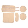 4pcs Castor Oil Packs Set Prevent Leakage Adjust Strap Reusable