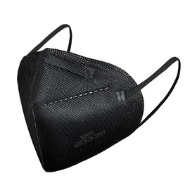 KN95 Face Mask 50 Pack, Individually Wrapped, Black Disposable Face Masks, 5-Ply Protection against PM2.5 Breathable Comfortable Safety Mask with Over 95% Filtering