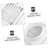 DOITOOL Exhaust Air Vent Covers Square Vent Cover Plastic Louver
