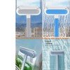 Mesh Screen Cleaner 4 in1, Wet and Dry Dual-Use Window