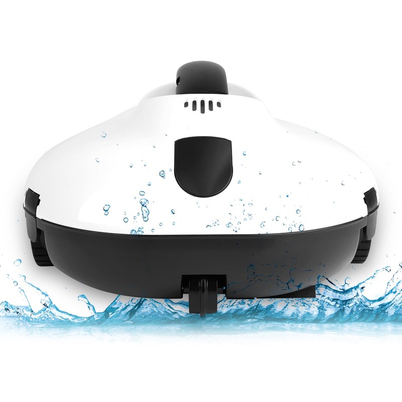 TCEUMIK Cordless Robotic Pool Cleaner 130 Mins Runtime Lightweight Automatic