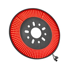 OFFROAD GAMERS Spare Tire Brake Light for Wrangler JL JLU 2018-2024, LED 3rd Third Brake Light, Plug-N-Play Wheel Lights, Red Ring Rear Brake Tail Light for Wrangler JL JLU Accessories