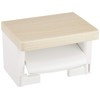 TOTO Paper Roll Dispenser with Shelf (Wooden Shelf) YH501FMR #EL