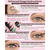 Fluffy Manga Lash Clusters Kit, Natural Wispy Cluster Eyelash Extensions,