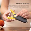 Zuutii Vegetables Peeler for Kitchen,Potato Peeler,Y Shaped Straight Peeler,Serrated Peeler,Shrimp
