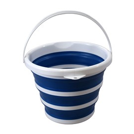 EURO MARKETING MANUFACTURING Space Saving Multipurpose Bucket - Blue or Grey - Unique