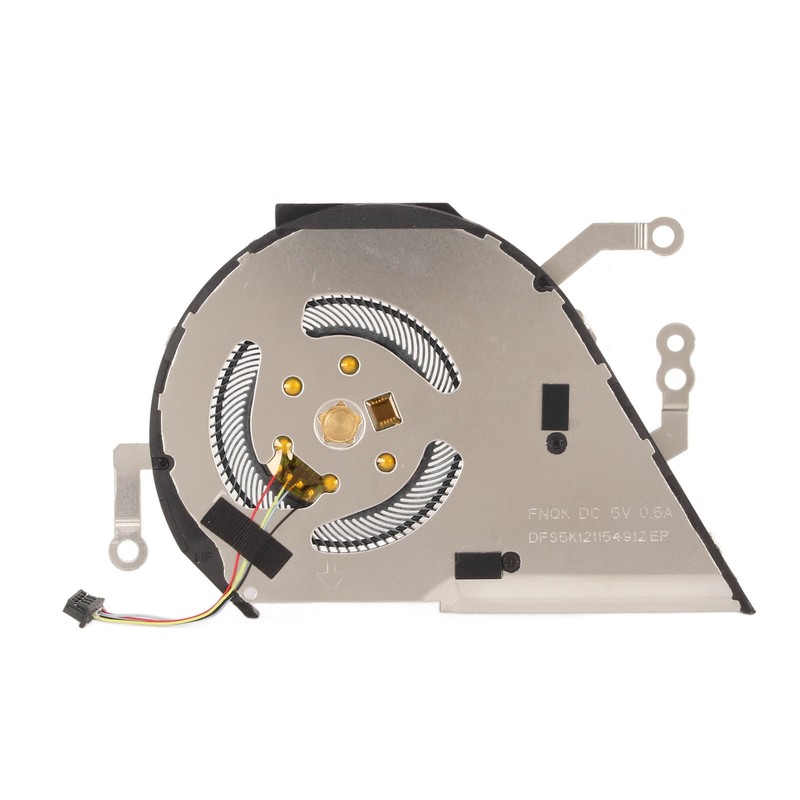 Laptop Cooling Fan 4Pin Connector Aluminum Alloy ABS Light Small