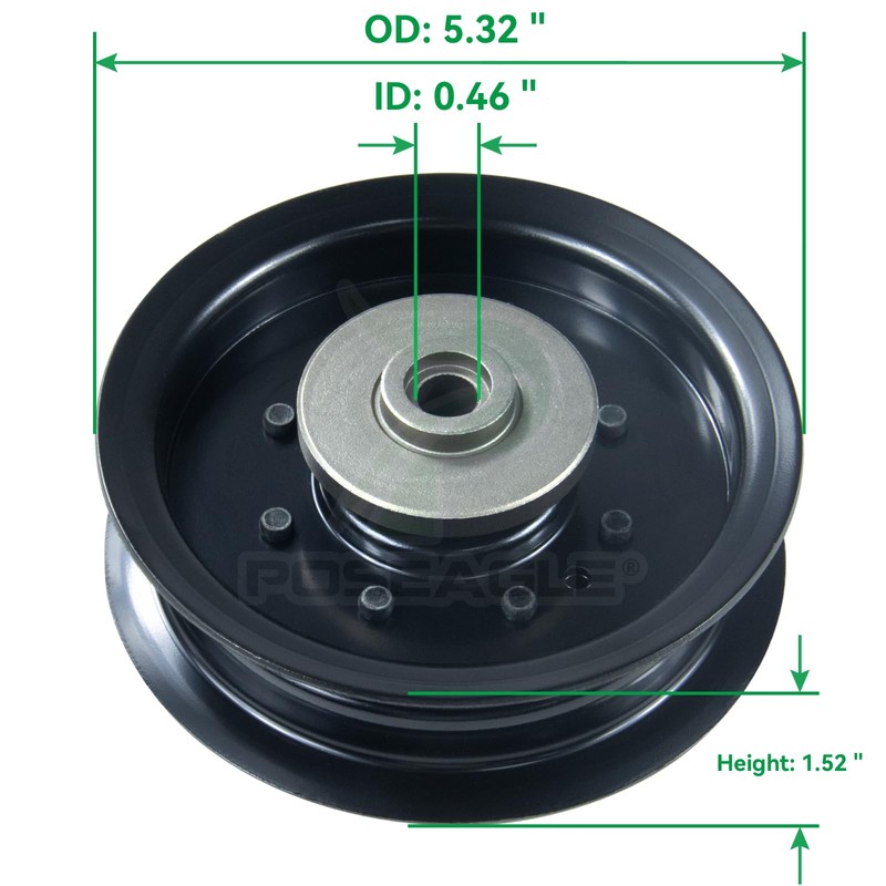 POSEAGLE 2 Pack 532196104 Husqvarna Idler Pulley Replaces Husqvarna 532196104