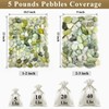 FANTIAN 20 lbs Jade Rocks for Landscaping, 1-2 Inch Decorative