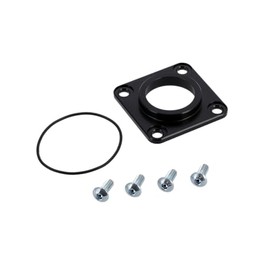 Set: CNC Dichtkappe M500/M700, mit O-Ring und Schrauben, Schwarz - für Simson S51, S53, S70, S83, SR50, SR80, KR51/2