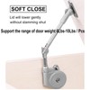 JinBoCheng 1 Pack Toy Box Hinges Soft Close, Lid Stay