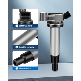 ECCPP High Engine UF267 - Bobina de encendido para Lexus para Toyota Avalon Camry Highlander Sienna ES300/RX300 3.0L V6 de repuesto para C1175 90919-02234