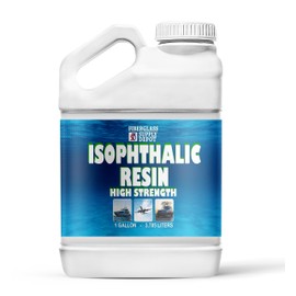 Fiberglass Supply Depot Isophthalic Resin W/ 60cc MEKP Hardener (Gallon)