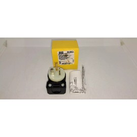 Hubbell HBL5366CA Angle Plug 20A 125V 2 Pole 3 Wire Grounding Nema 5-20P