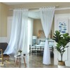WPKIRA Pure Color Curtain, Non-See-through, UV Protection, Thin Curtain, Stylish,
