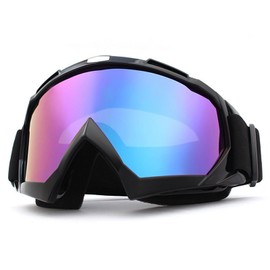 CZAYEFNH Ski Goggles，High-Definition View with Myopia Glasses Card and Resistant to Wind and Sand, Adjustable & Comfortable for Men and Women for Off-road, Cycling & More