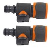 URPIZY 2PACK Quick Release in Line Shut Off Valve,Garden Hose