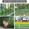 Upgraded Chicken Wire Fence Mesh - 40CM x 500CM Black/Green/White