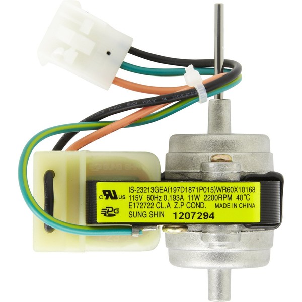 GE WR60X10168 Genuine OEM Condenser Fan Motor Assembly for GE