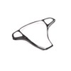 Carbon Fiber Style ABS Car Steering Wheel Decoration Frame Trim