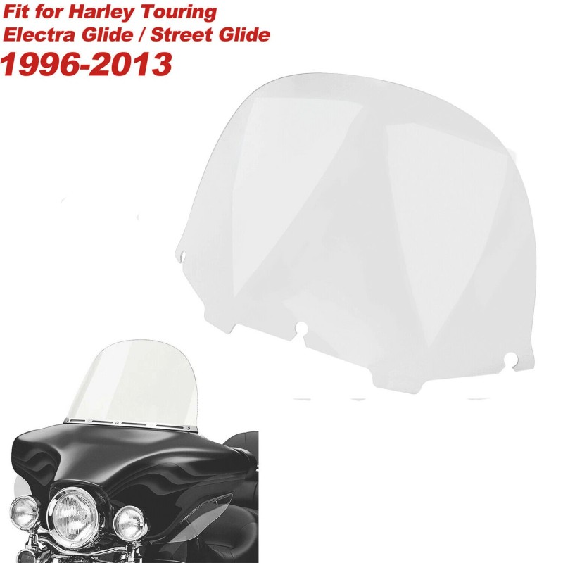 Sportfairings 13" Clear Windshield for Harley Touring Street Glide Electra