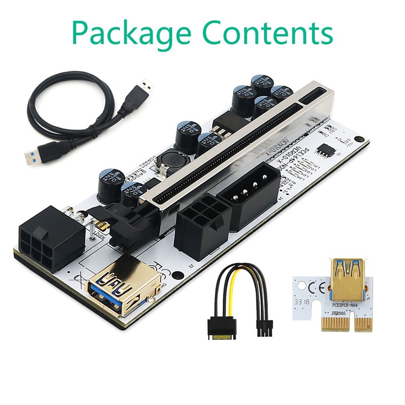Riser Adapter Card 8 Excicon Capacitors Multi Layer Shielding Fine