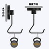 Homion Magnetic Hooks, Stainless Steel, Rust Free, Includes Magnets, Vertical