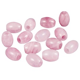 mookaitedecor Natural Gemstone Beads with Large Hole Loose Charm Beads for Jewellery Making DIY Projects – Pack of 20