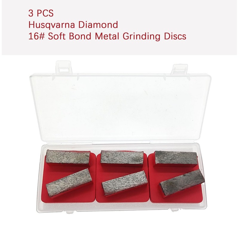 Redi-Lock Concrete Floor Preparation Disc, Diamond Metal Grinding Shoes, Double