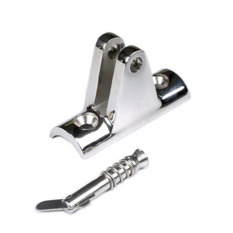 NRC&XRC Stainless Steel 316 Pair of Bimini Top Deck Hinge