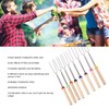 8Pcs Telescoping Extendable Marshmallow Roasting Sticks Marshmallow Sticks Kit Extending