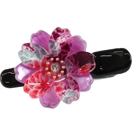 Sakura Design - Mini clip de pelo japonés (morado)