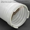 Fdit 6 inch Portable Air Conditioner Exhaust Hose Coupler with
