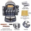 Sunflora Picnic Backpack for 4 Person with Blanket Picnic Basket