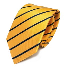 TigerTie Men's StripedNecktie Yellow Yellow