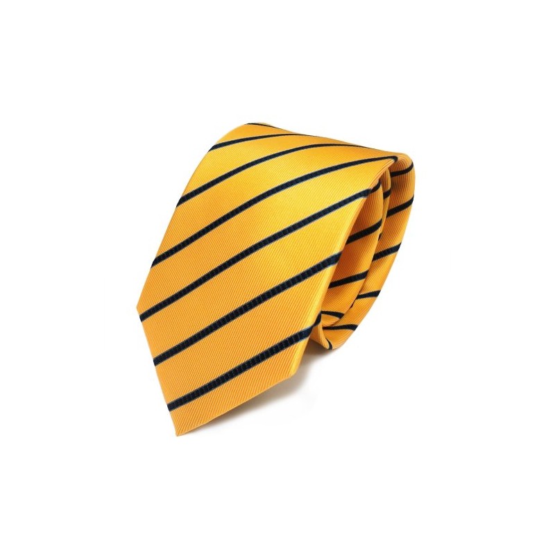 TigerTie Men's StripedNecktie Yellow Yellow