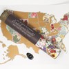 Jetsettermaps Scratch Your Travels USA State Flowers Map - Colour: