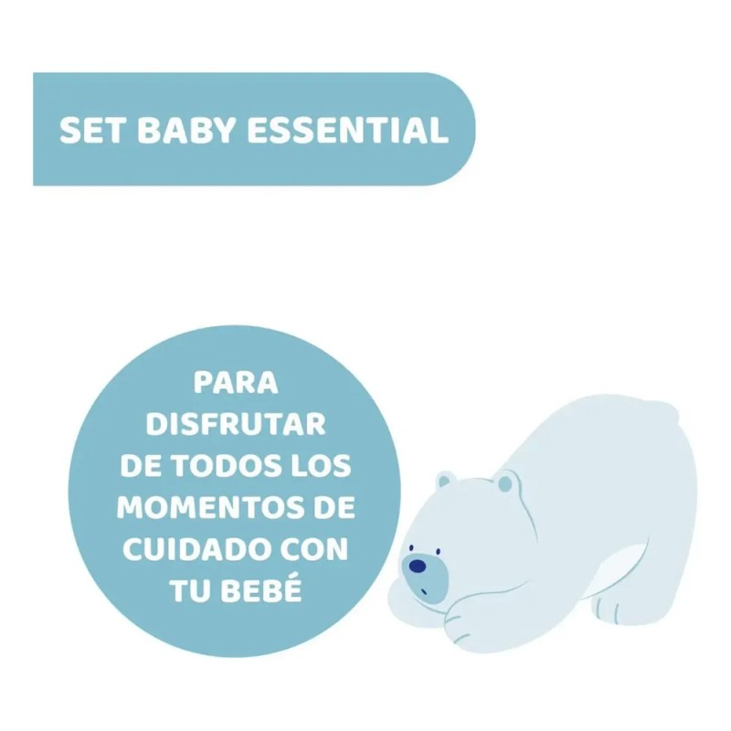 Chicco Set De Crema De Cuerpo, Shampoo Y Agua Perfumada