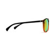 SAMBA SHADES Polarized Round Verona Horned Rim Sunglasses with Black
